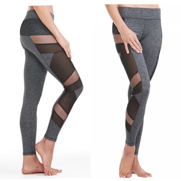 Electric Yoga Pants - Electric Yoga Mesh Panel Leggings